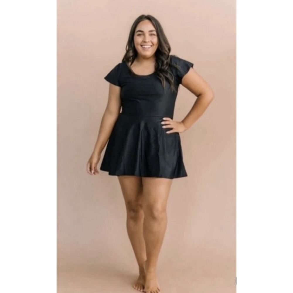 Black Women's Swim One Piece